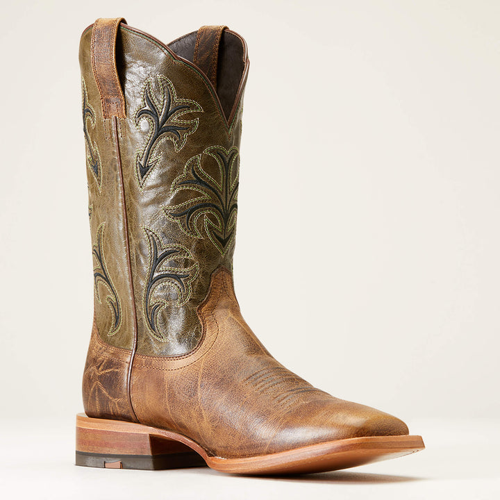 Ariat Men's Crinkled Brown Cowboss Western Boot