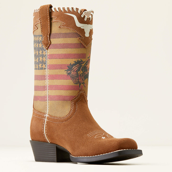 Ariat Kid's American Cowboy Futurity Rodeo Quincy Boot