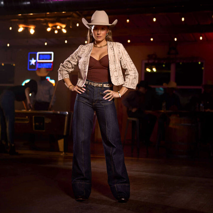 Ariat Women's Rinse Ultra High Rise Tomboy Western Utility Jean