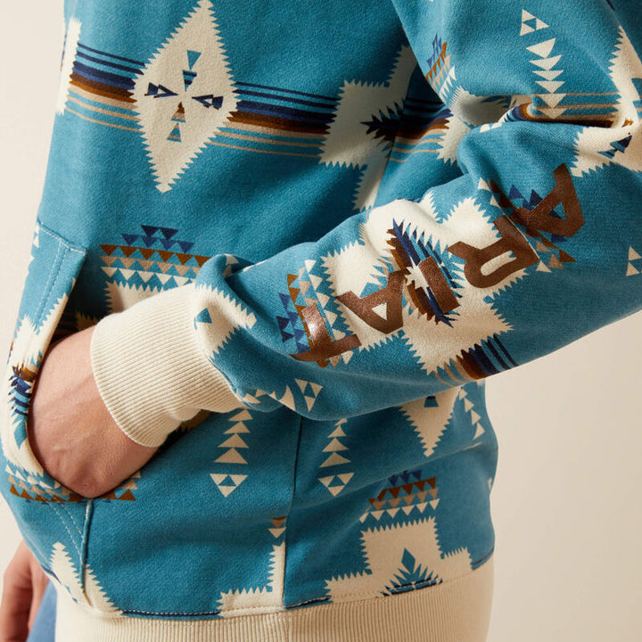 Ariat Women's Agave Southwest Print Logo 2.0 Hoodie