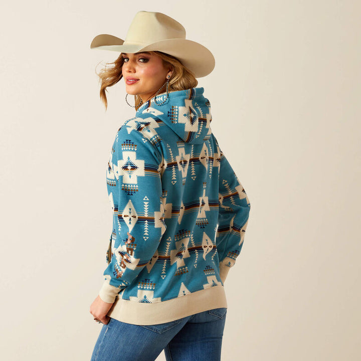 Ariat Women's Agave Southwest Print Logo 2.0 Hoodie