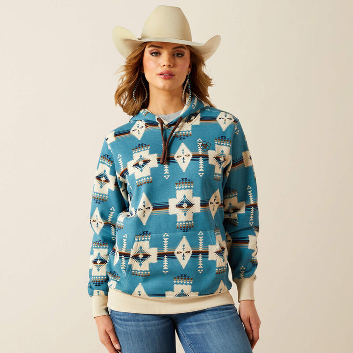 Ariat Women's Agave Southwest Print Logo 2.0 Hoodie
