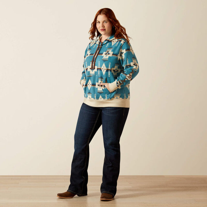 Ariat Women's Agave Southwest Print Logo 2.0 Hoodie