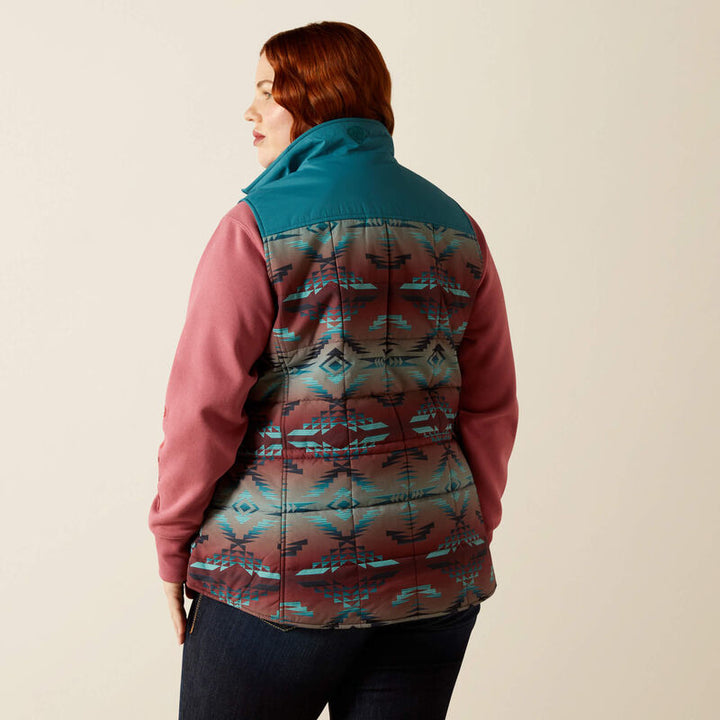 Ariat Women's Dragonfly Inez Blanket Print REAL Crius Vest