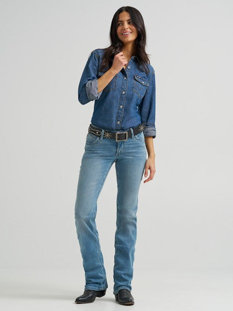 Wrangler Women's Light Wash Willow Ultimate Riding Jean