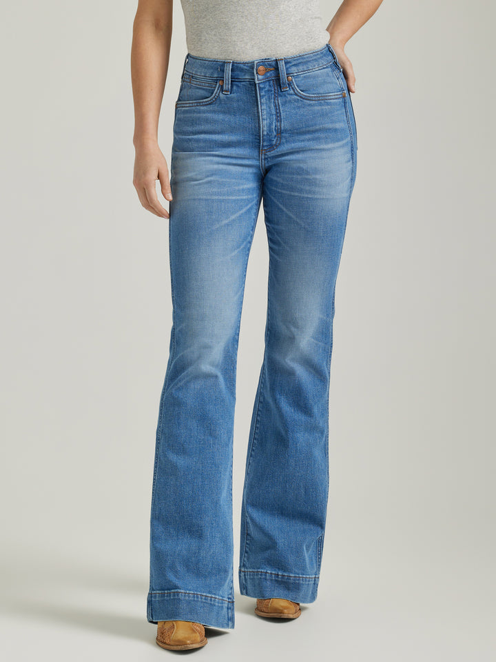 Wrangler Women's Retro High Rise Eliza Trouser Jean