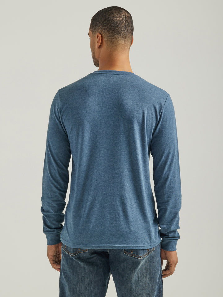 Wrangler Men's Long Sleeve George Strait Graphic Tee