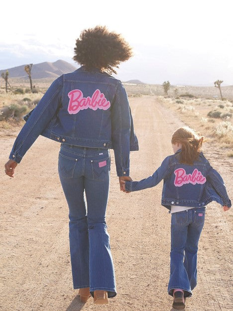Wrangler Women's Barbie Zip Front Denim Jacket