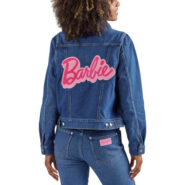 Wrangler Women's Barbie Zip Front Denim Jacket