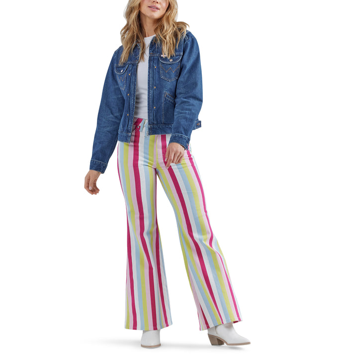 Wrangler Women's Barbie Zip Front Denim Jacket