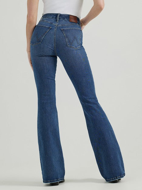 Wrangler Women's Bespoke Lily High Rise Flare Jean