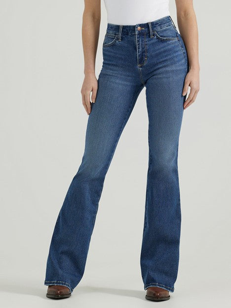 Wrangler Women's Bespoke Lily High Rise Flare Jean