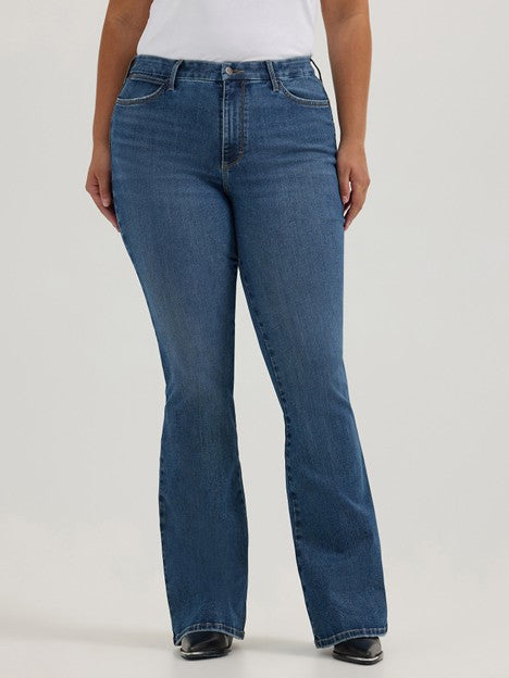 Wrangler Women's Bespoke Lily High Rise Flare Jean