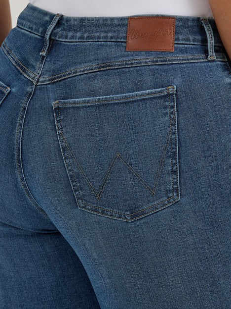 Wrangler Women's Bespoke Lily High Rise Flare Jean