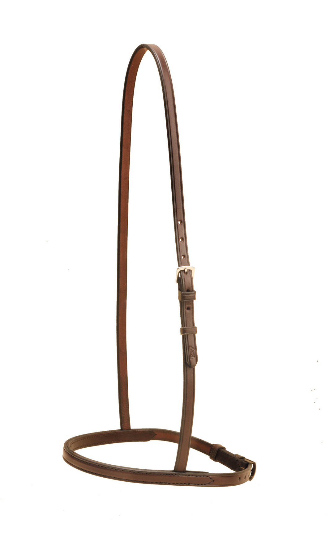 Tory Leather Bridle Leather Double and Stitched Caveson