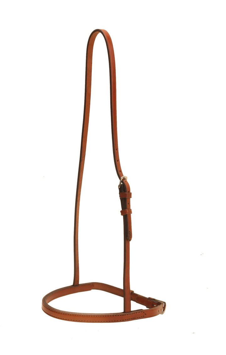 Tory Leather Bridle Leather Double and Stitched Caveson