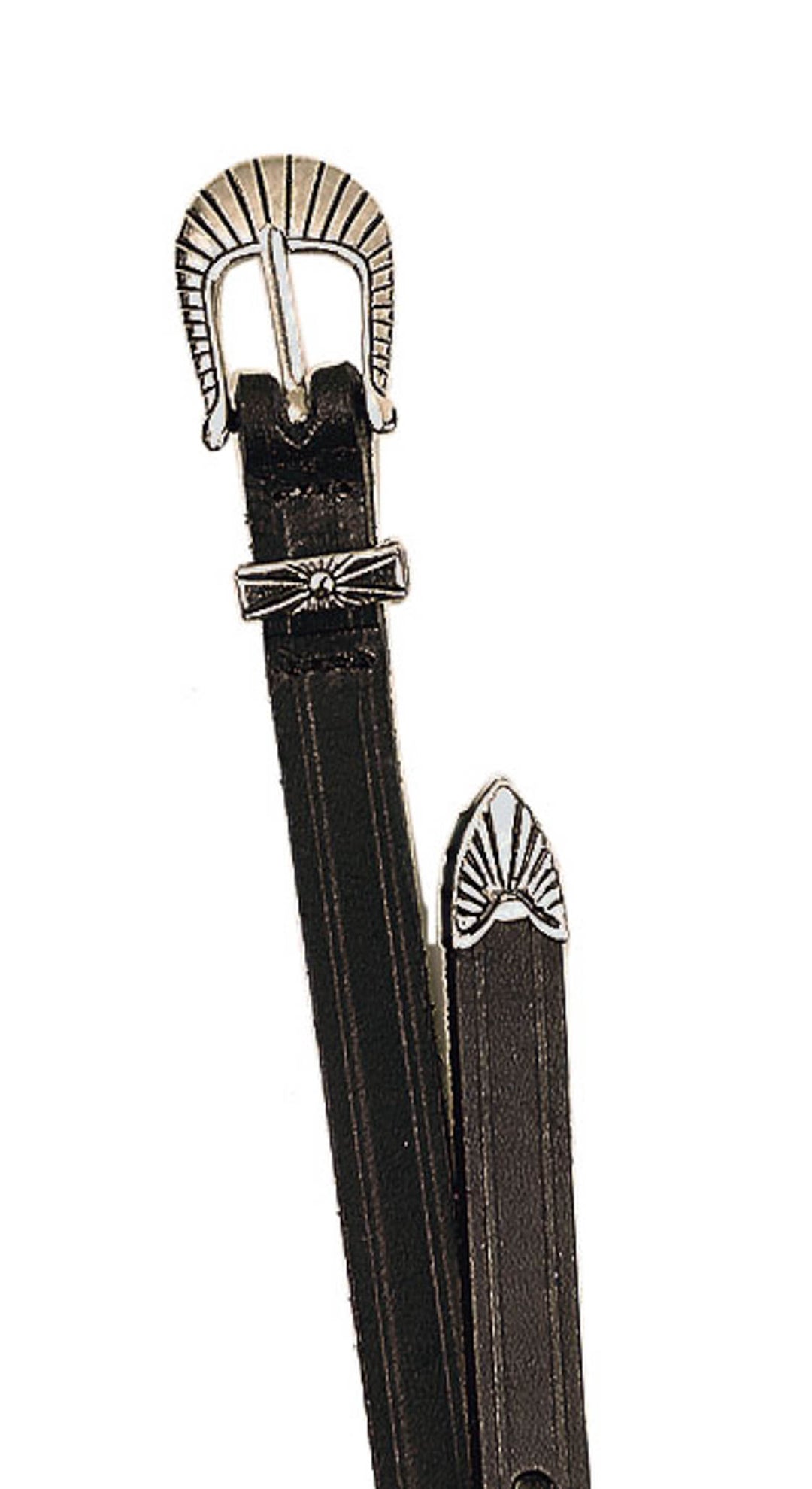 Tory Leather Silver Buckle English Spur Straps