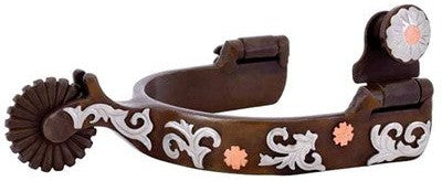 Floral Trim Antique Youth Spur