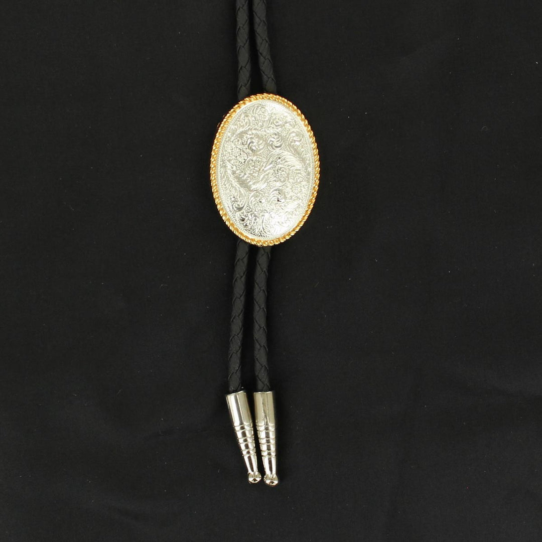 M&F Western Plain Silver Bolo Tie
