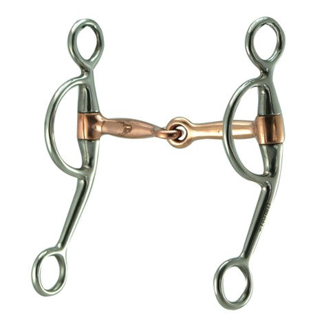 Curb Training Copper Mouth Snaffle Bit