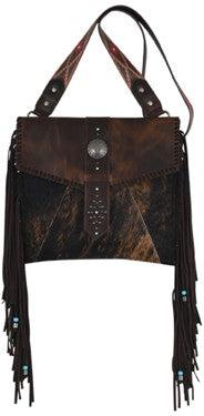 Red Dirt Hat Co Hair On with Fringe Crossbody Bag