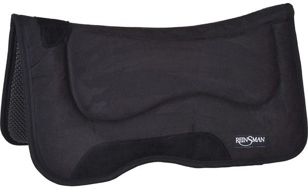 Reinsman M2 Lite Square Contour Pad-Black Microsuede