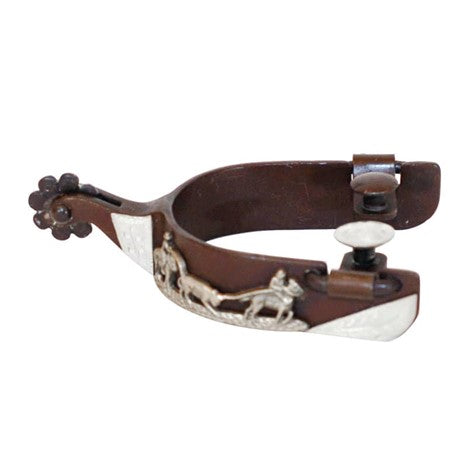 Team Roping Motif Large Cup Show Spurs