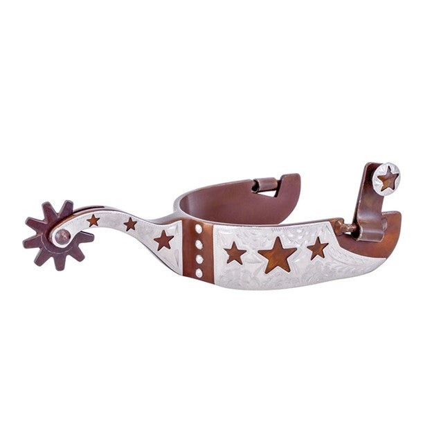 Star Antiqued Large Cup Spurs