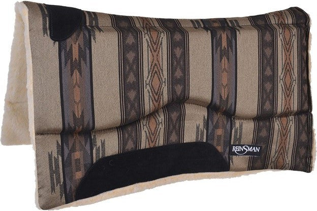 Reinsman Square Swayback Contour Fleece Pad-Santa Fe Caramel