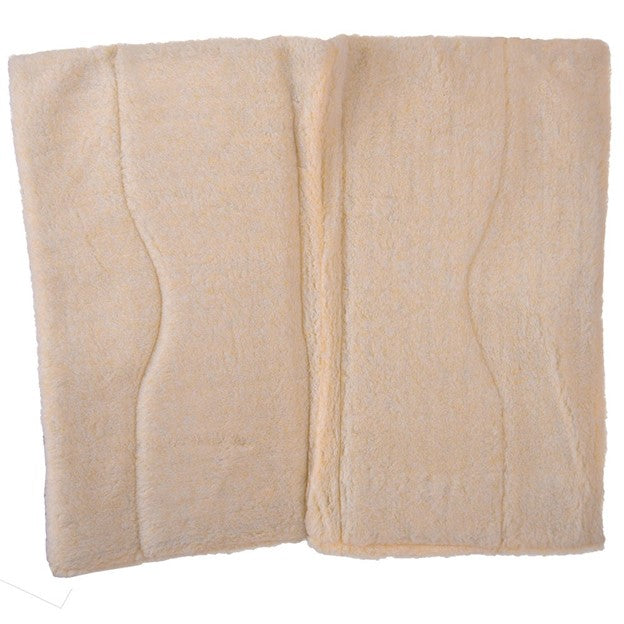 Reinsman Square Swayback Contour Fleece Pad-Santa Fe Caramel