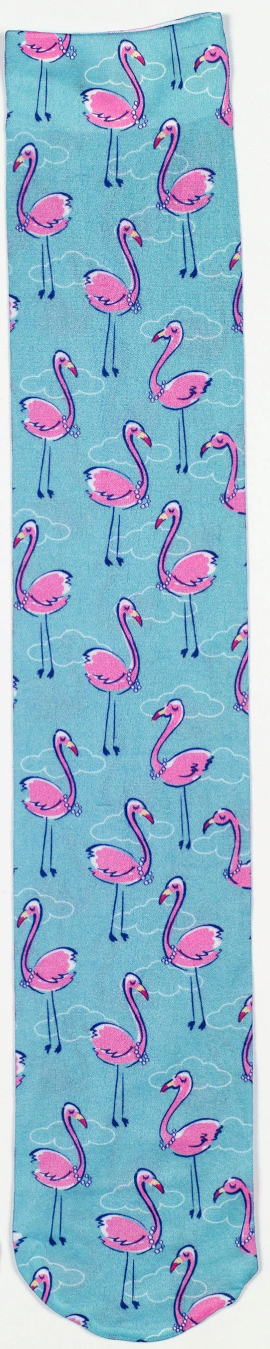 Ovation Ladies Zocks Boot Socks-Flamingos and Pearls