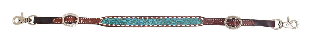 Rafter T Ranch Turquoise Buckstitched Wither Strap