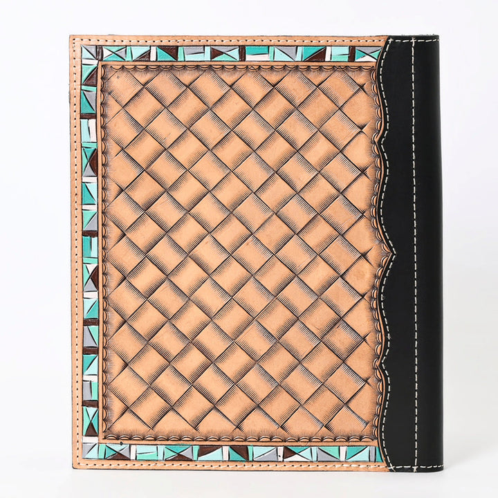 American Darling Floral Hand Tooled Genuine Leather Western Portfolio