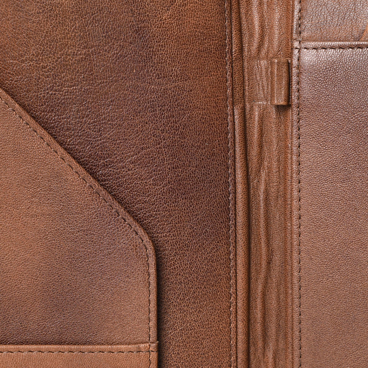 American Darling Floral Hand Tooled Genuine Leather Western Portfolio