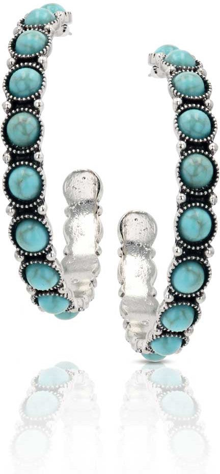 Montana Silversmiths Take a Turn Turquoise Attitude Earrings
