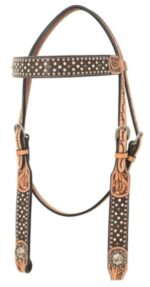 Rafter T Ranch Crystal Collection Browband Headstall
