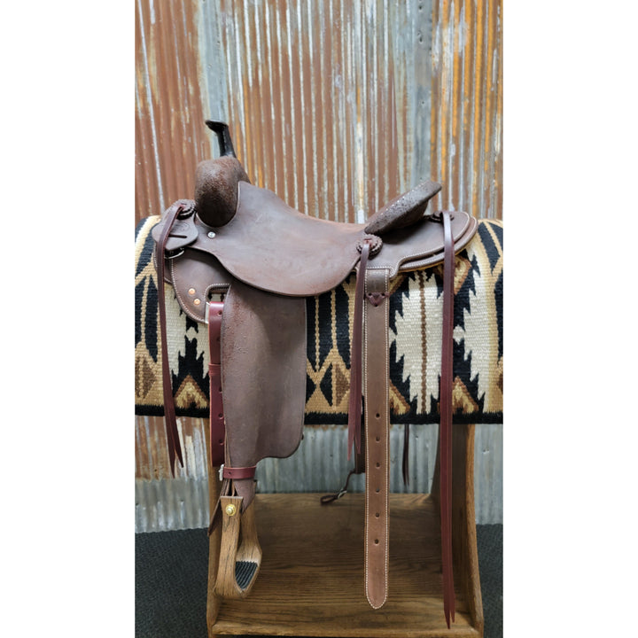 West 20 Custom Roughout Round Skirt Ranch Cutter by RW Bowman