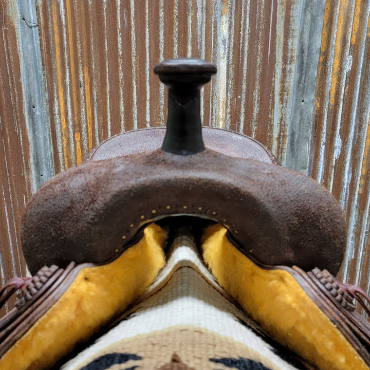 West 20 Custom Roughout Round Skirt Ranch Cutter by RW Bowman