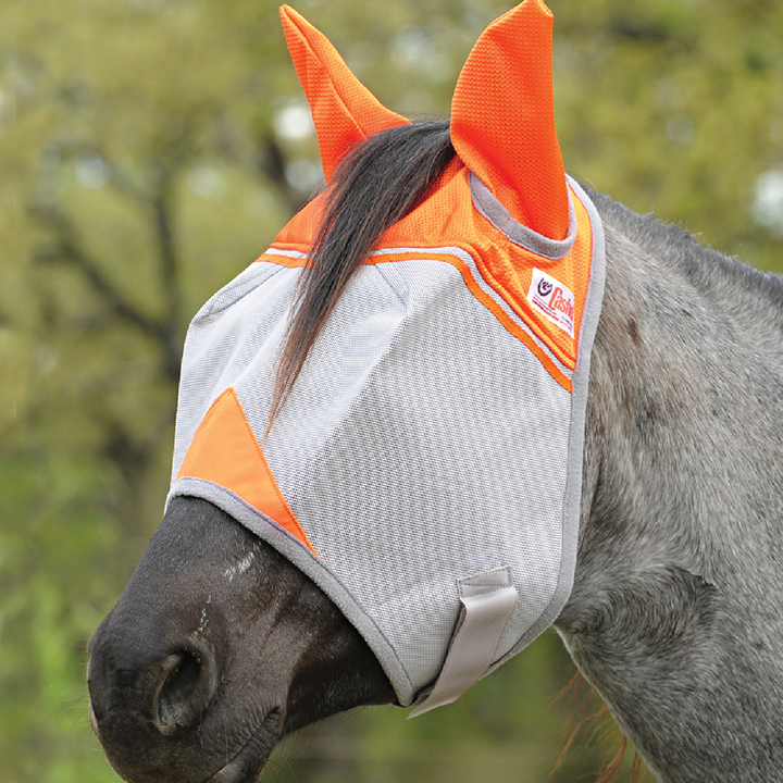 Cashel Crusader Fly Mask- Standard with Ears - West 20 Saddle Co.