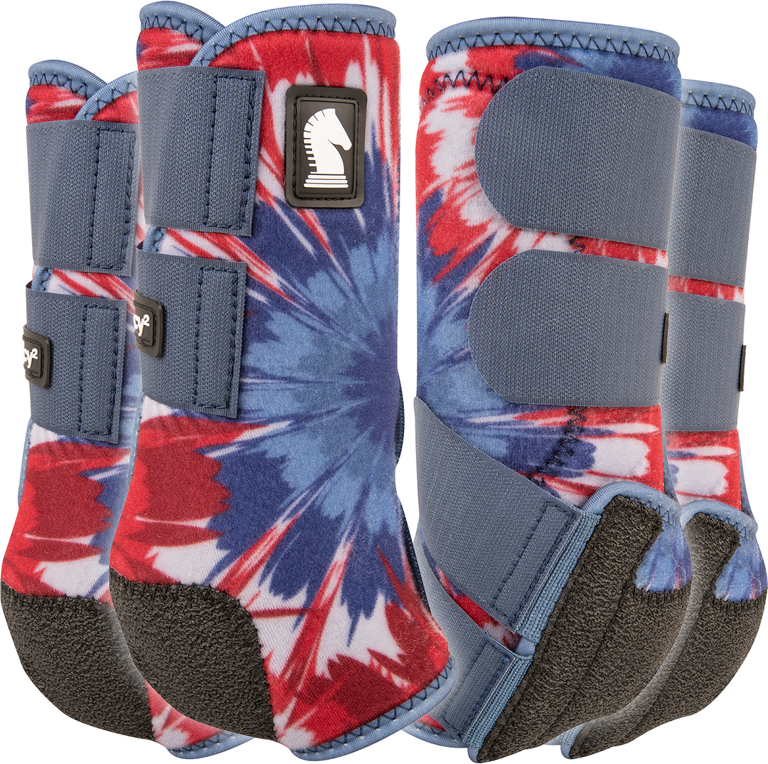 Classic Equine Legacy2 Support Boots-Full Set Fireworks