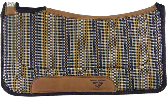 Diamond Wool Contoured Ranch Pad – 32x32 - West 20 Saddle Co.