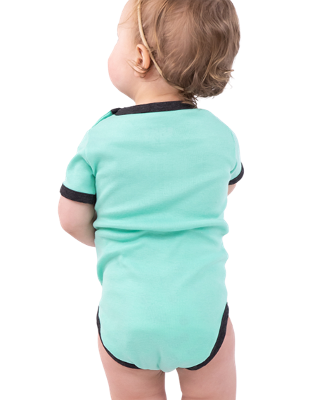 Lazy One Infant Mint Pasture Bedtime Creeper Onsie