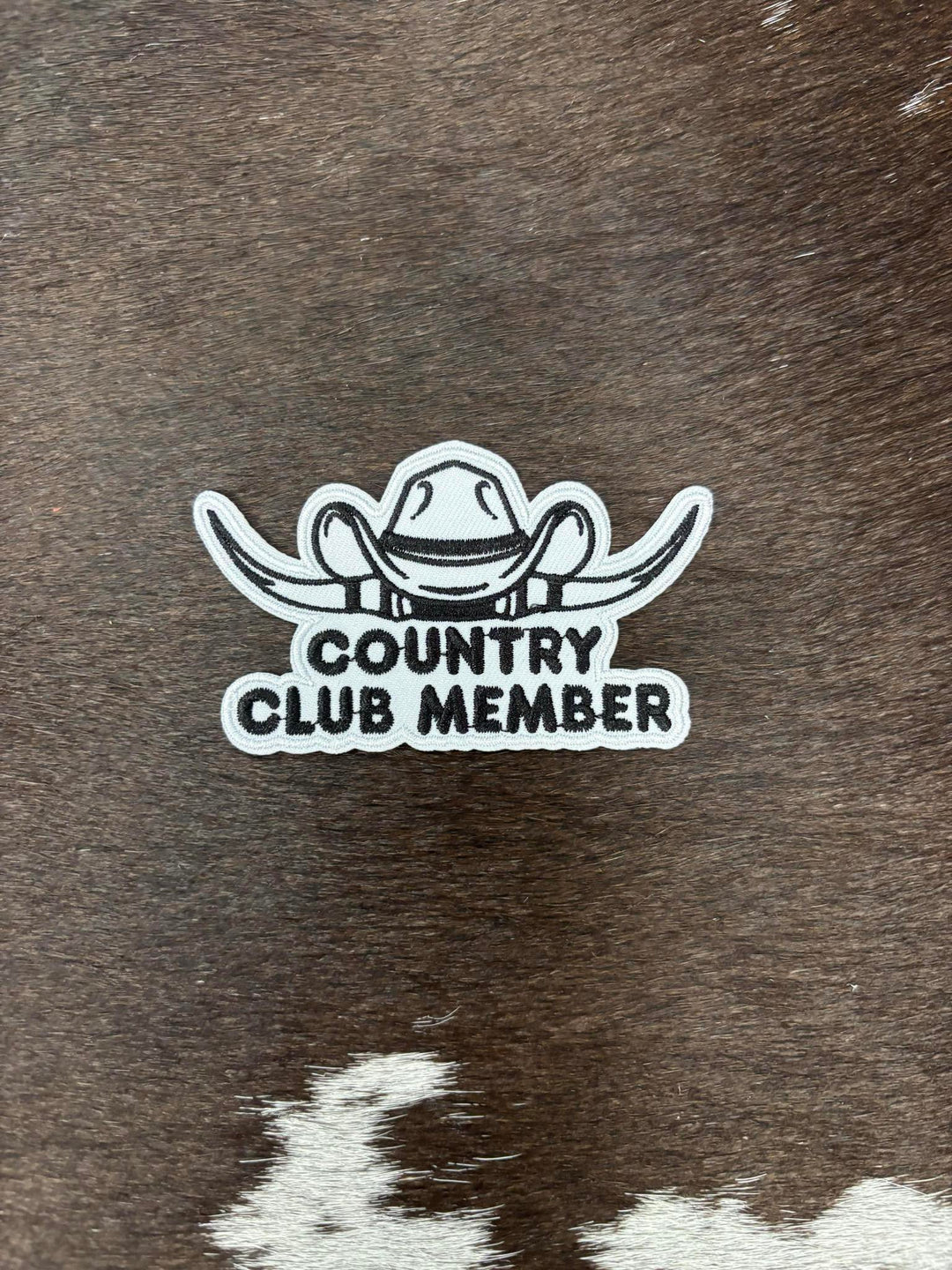 Rodeo Hippie Country Club Member Patch