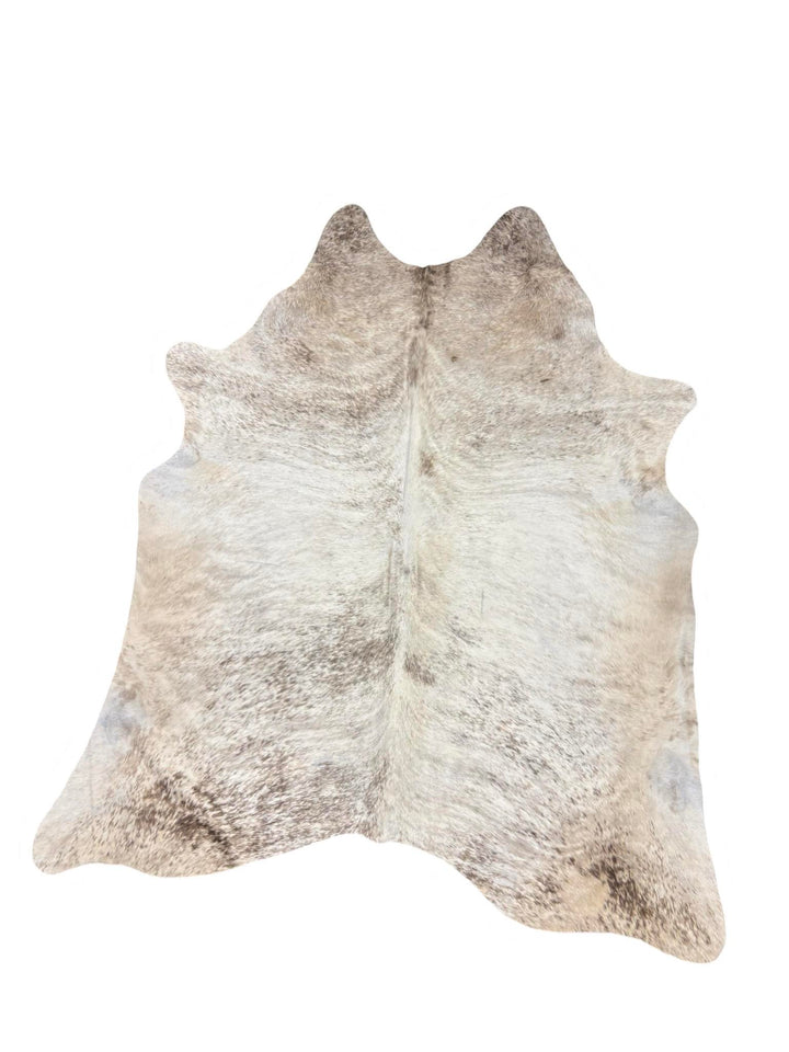 White and Brown Short Horn Cowhide