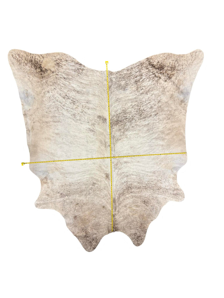 White and Brown Short Horn Cowhide