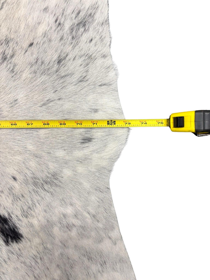 White and Black Speckled Cowhide