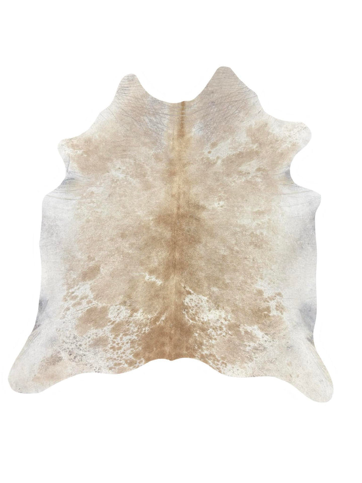 Cream and White Cowhide