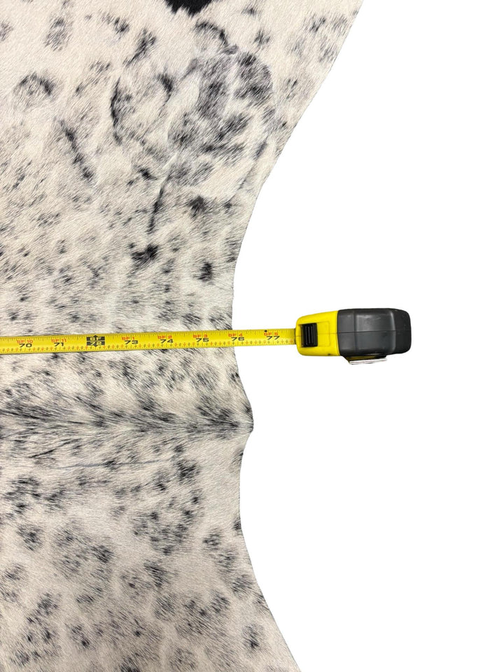 White and Brown Spotted Cowhide