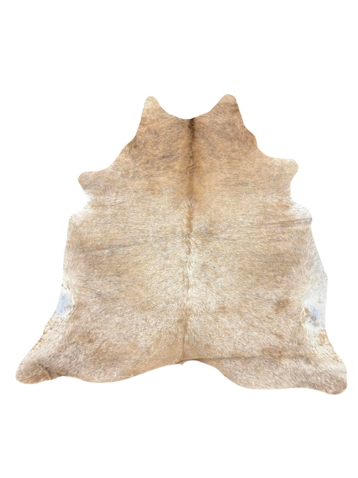 Tan and White Cowhide