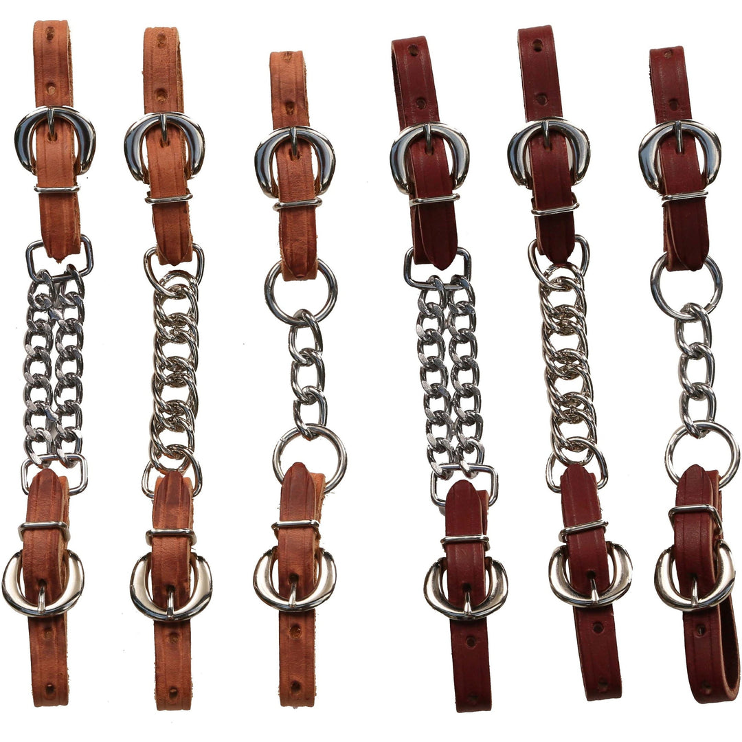 Berlin Custom Leather Curb Chain